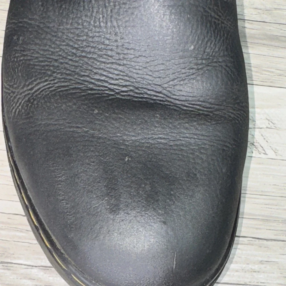 Dr Martens Hardie II Black Pebbled Leather Chelsea Boots Slip On Mens Size 13